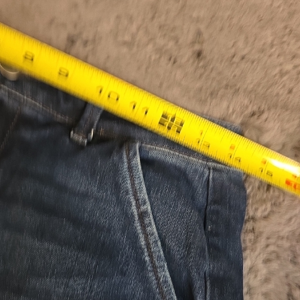 Evereve Dark Blue Flare Jeans - Picture 7 of 12